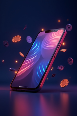 Smartphone mit Topbet Casino-App